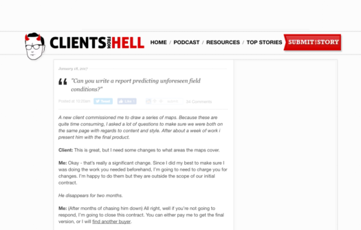 Freelance WordPress Clients From Hell